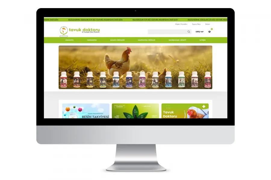 Tavuk Doktorum web tasarımı